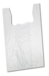 [T-SHIRTSM] 1/10 T-Shirt Bag White HDPE