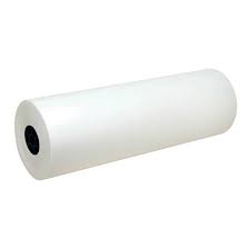 [24EZ] 24" White Roll Paper EZ Wrap Closeout
