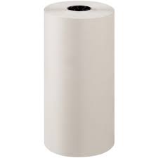 [18EZ] 18" White Roll Paper EZ Wrap