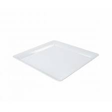 [1616W] Platter 16x16" Square White