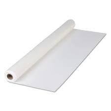 [1403WH] Table Cover 40"x300' Plastic White Roll