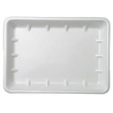 [1014WHITE] Foam Tray 1014 White 14x9.75x.75"
