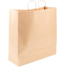 [SOSJ] 18x7x19" Bag Kraft Shopping Handle