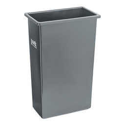 [3540-G-SPEC] Slim Jim Gray Trash Can 23 Gal