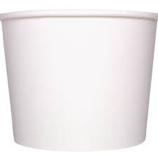 [C-KDP32W] 32 oz Paper Food Container White