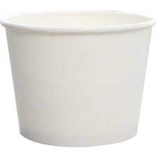 [C-KDP12W] 12 oz Paper Food Container White