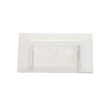 [EMI-619W-SPEC] 3" .5 oz Square White Abyss Dish