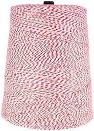 [RWV] Twine Red/White Variegated 4 Ply Bakery Closeout