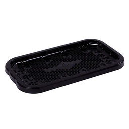 [PT-17S-BLK-SPEC] Plastic Tray 17S Black 8.3x4.5x0.65" PET