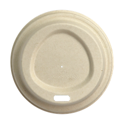 [CUL-FB-8G-LF-SPEC] Lid Dome Fiber for 8 oz No Tree Cups Closeout