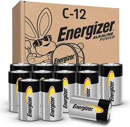 [C-BATTERIES-SPEC] C Batteries Energizer Alkaline Power