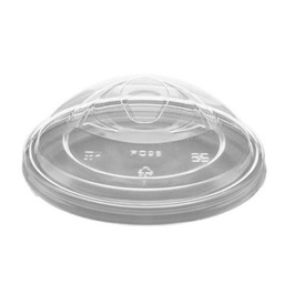 [KE-KC626TS-SHNE-SPEC] Lid Dome Sip Thru Clear PLA 98mm