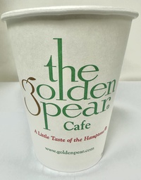 [SMR12GPV2] 12 oz Hot Cup Paper Golden Pear Print