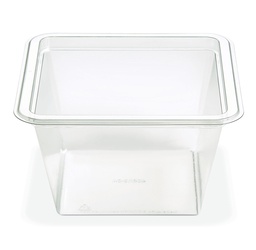 [CC1-32-SPEC] 32 oz Square Container Fresh 'N Clear RPET