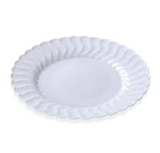 [RE0006-SPEC] 6" Plate White Scalloped PS