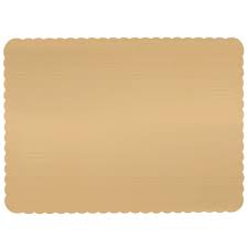 [GOLDH] 17.75x13.75" Cake Board Gold Half Sheet Corrugated Double Wall